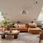 Svjetlost i stil u dvosobnom stanu u potkrovlju